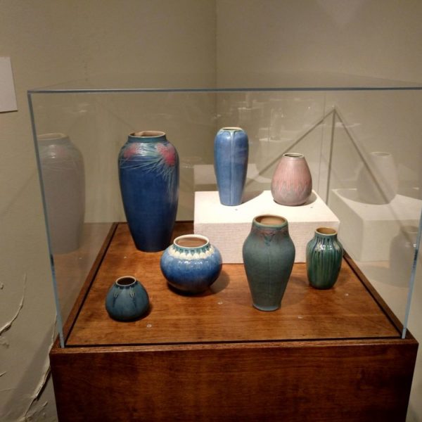Newcomb Pottery on display at Madame John's Legacy